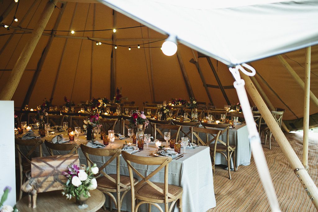 Interior tipi tablecloths